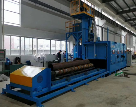 西宁喷砂机在管道除锈中的现场施工应用